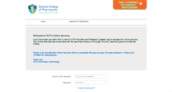 Desktop Screenshot of members.ocpinfo.com